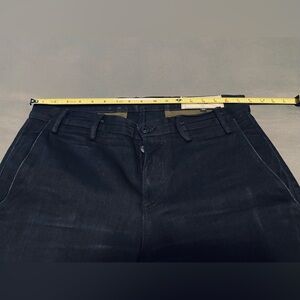 Rogue Territory Officer Trouser Size 32x25.5 Slim Taper Navy Blue